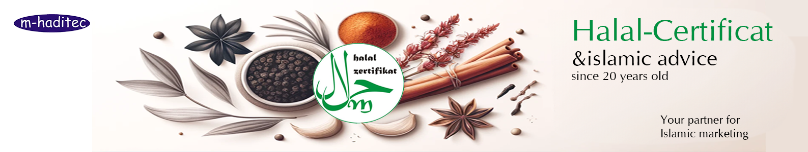 Banner Halal-Zertikat En